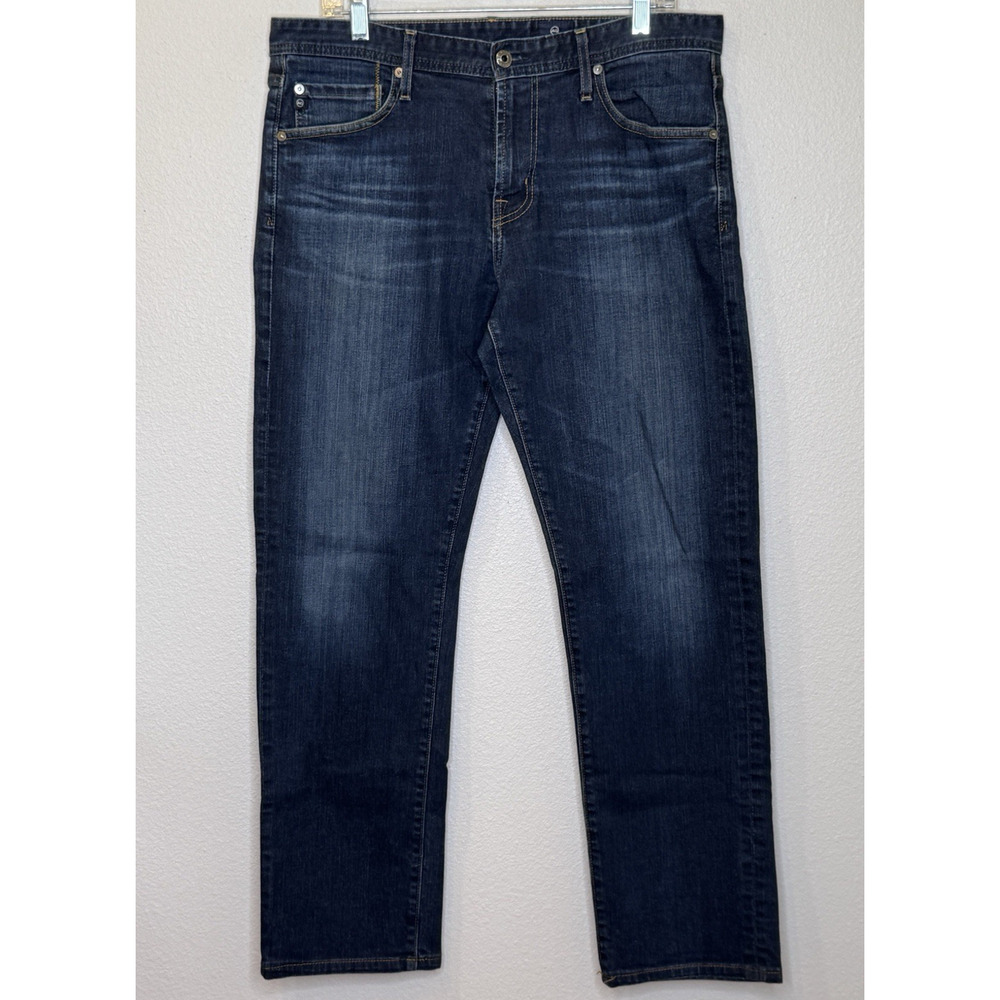 AG Adriano Goldschmied Jeans The Graduate Tailored Leg Mens Sz 33x34 Medium Wash